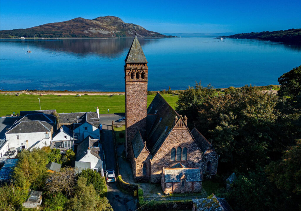 Lamlash Church exterior view